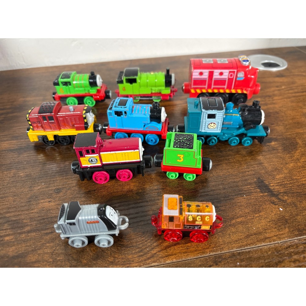 Thomas & Friends Take Along Take-n-Play Diecast Train Lot 10pc Percy Salty Wilso